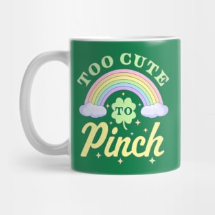 Saint Patricks Day Rainbow Lucky Clover Mug